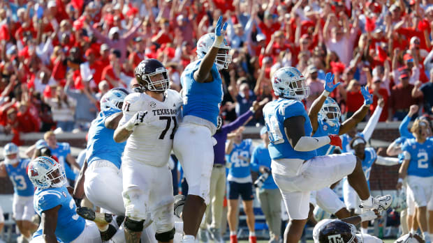 Texas A&M blocked FG